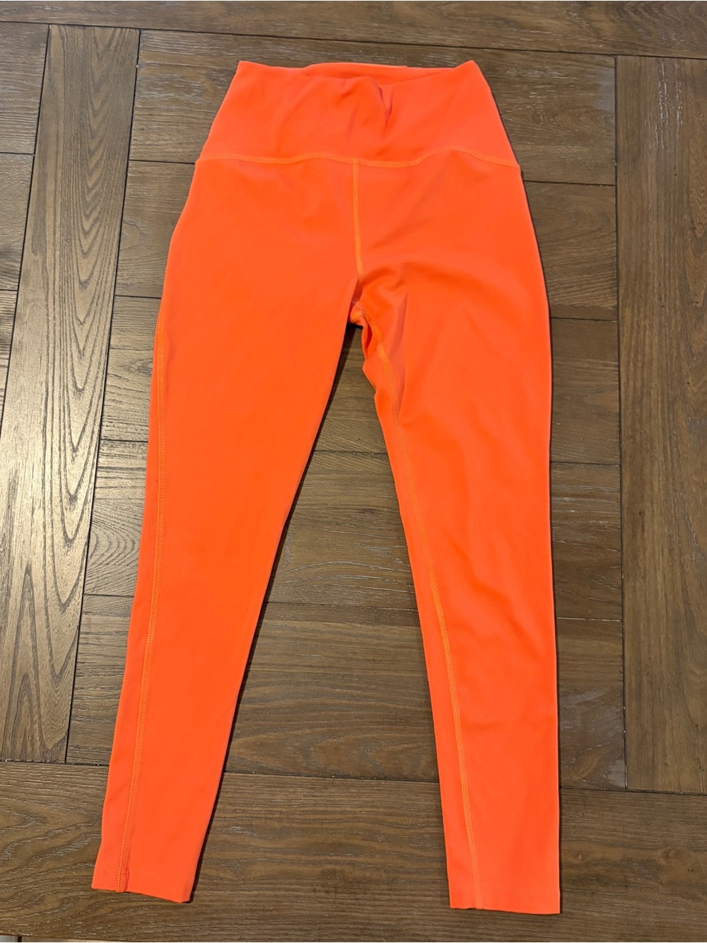 Beyond Yoga Neon Orange High-Rise Leggings